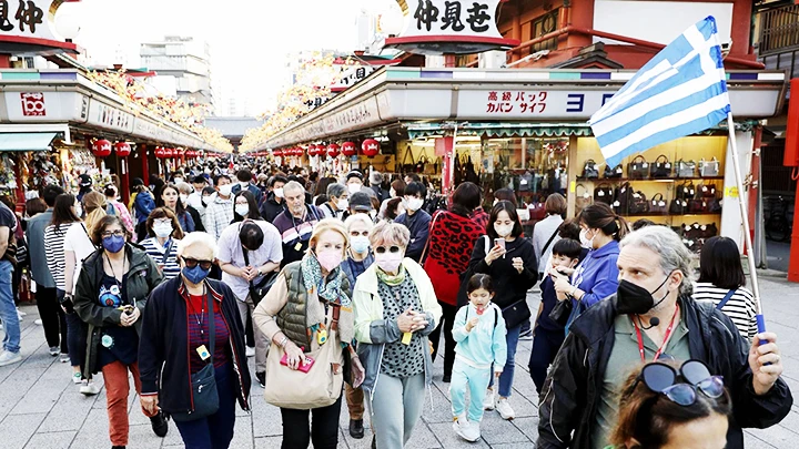 Nhật Bản thu hút du khách sau đại dịch. Ảnh: JAPAN TIMES