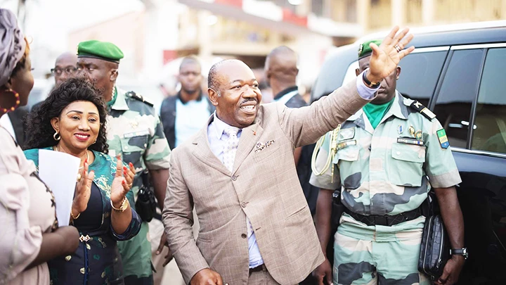Tổng thống Ali Bongo trước khi bị nhóm binh sĩ tiếm quyền. Ảnh: CNN