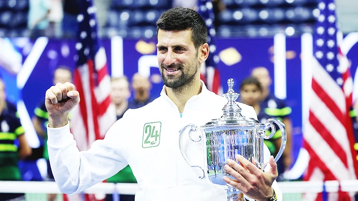 Djokovic cân bằng kỷ lục 24 danh hiệu Grand Slam mà Margaret Court nắm giữ kể từ năm 1973.