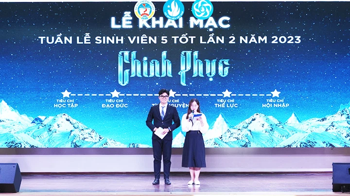 Lễ khai mạc Tuần lễ Sinh viên 5 tốt năm 2023