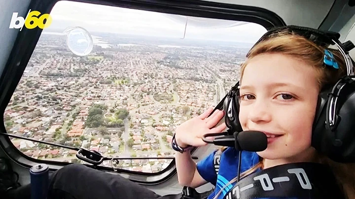 Nữ phi công 10 tuổi
