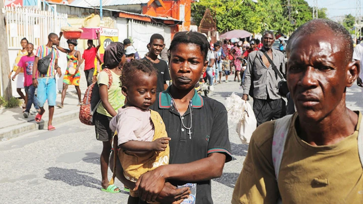 Haiti đang đối mặt sự thiếu thốn về lương thực và vật tư y tế. Ảnh: GETTY