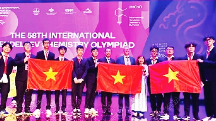 Việt Nam giành huy chương Kỳ thi Olympic Hóa học quốc tế