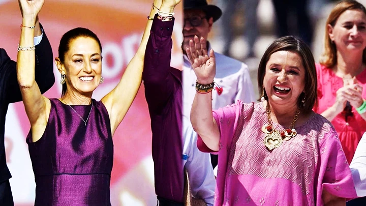 Hai ứng cử viên Claudia Sheinbaum (trái) và Xochitl Galvez. Ảnh: CNN