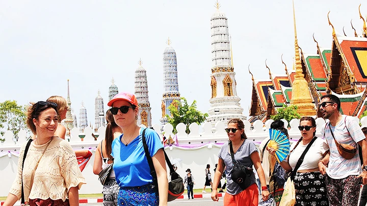 Khách du lịch quốc tế đến Thailand dự kiến tăng mạnh. Ảnh: THE BANGKOK POST