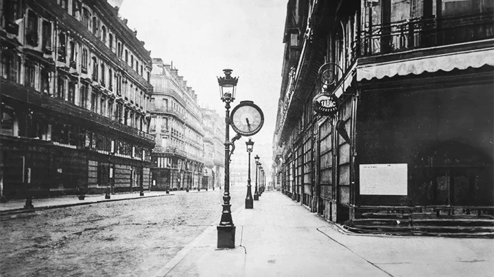 Một đồng hồ khí nén ở Paris. Ảnh: GETTY IMAGES