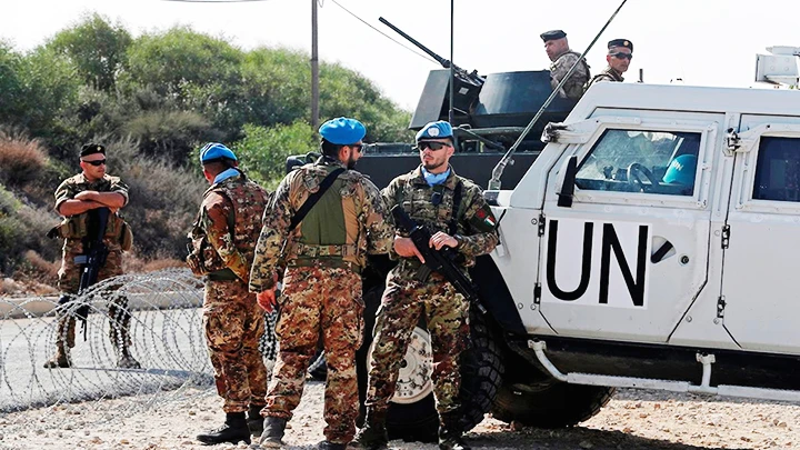 Lực lượng UNIFIL tại Lebanon. Ảnh: AP