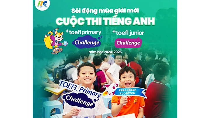 Cuộc thi tiếng Anh dành cho học sinh từ lớp 2 đến lớp 9