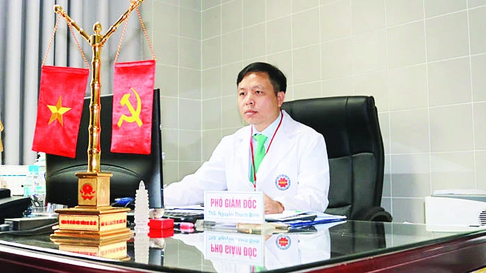 Ông Nguyễn Thanh Bình, Phó Giám đốc Bệnh viện Ðại học Y Hà Nội
