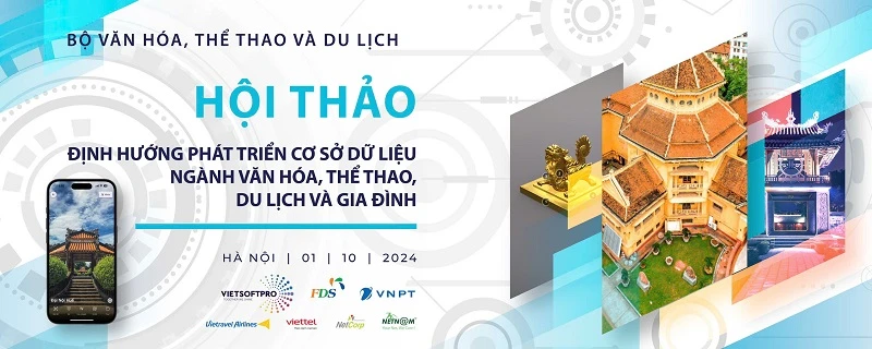 Hội thảo: “Định hướng phát triển cơ sở dữ liệu ngành Văn hóa, Thể thao, Du lịch và Gia đình” được tổ chức ngày 1/10/2024 tại Hà Nội. (Ảnh: Ban tổ chức).