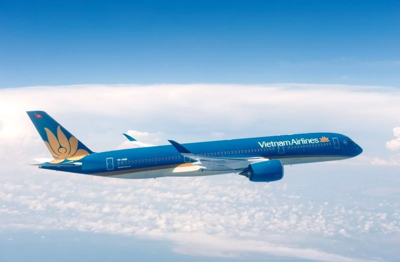 Máy bay của hãng Vietnam Airlines.