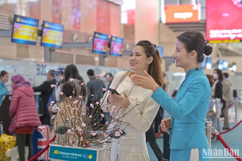 Vietnam Airlines mong muốn được đồng hành cùng với khách hàng “mang Tết về nhà”.