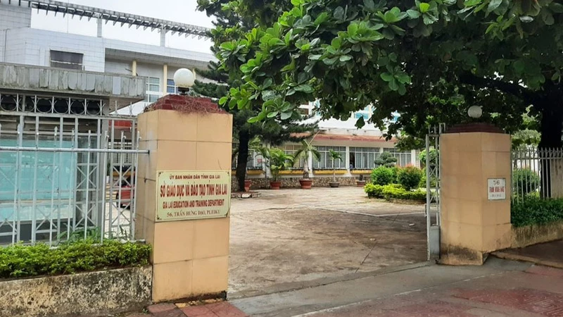 Trụ sở Sở Giáo dục và Đào tạo tỉnh Gia Lai, nơi ông Nguyễn Tư Sơn từng công tác.