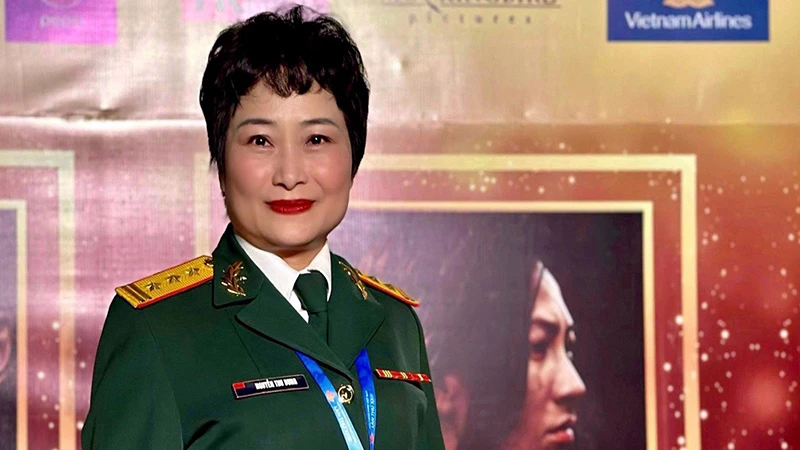 Thượng tá Nguyễn Thu Dung – Giám đốc Điện ảnh Quân đội nhân dân. (Ảnh: Điện ảnh Quân đội nhân dân)