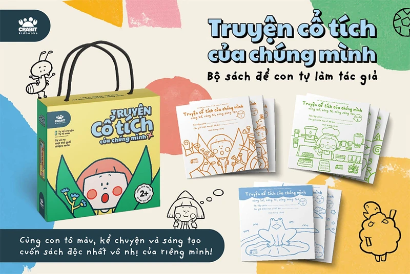 Bộ sách tô màu cho trẻ. (Ảnh: Crabit Kidbooks)