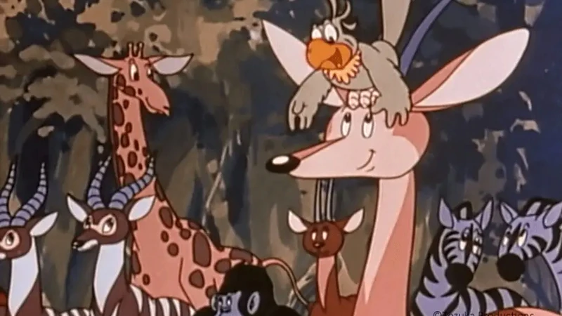 Cảnh trong phim hoạt hình "Jungle 