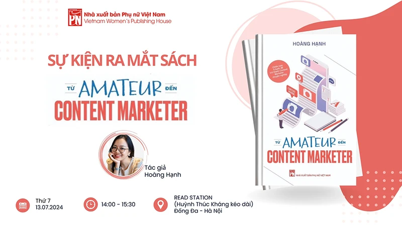 Ra mắt và giao lưu với tác giả sách về marketing nội dung