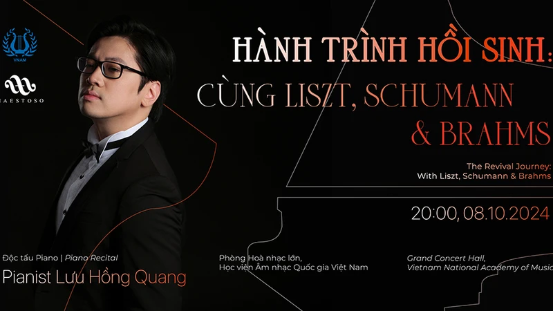 Chương trình độc tấu piano “Hành trình hồi sinh” của nghệ sĩ Lưu Hồng Quang