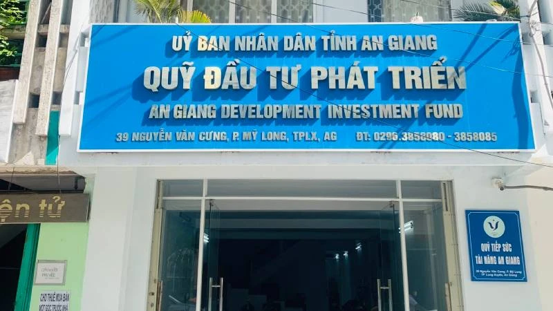 Quỹ đầu tư phát triển tỉnh An Giang.