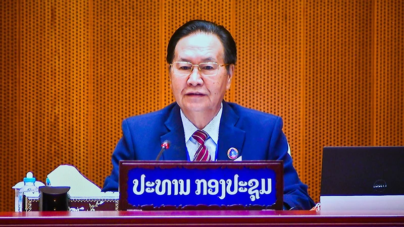 Phó Chủ tịch Quốc hội Lào Chaleun Yiapaoher. Ảnh: Hải Tiến