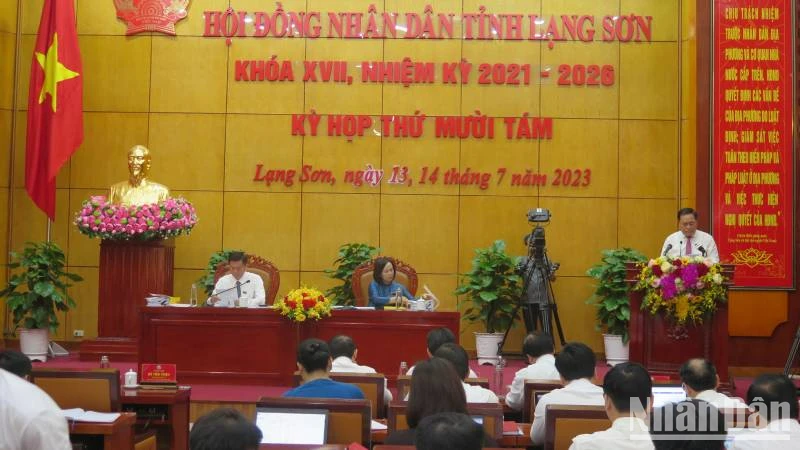 Hội đồng nhân dân tỉnh Lạng Sơn tổ chức Kỳ họp thứ 18, khóa 17, nhiệm kỳ 2021-2026.