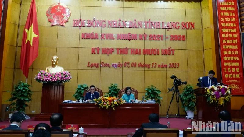 Kỳ họp Hội đồng nhân dân tỉnh Lạng Sơn kỳ họp thứ 21, khóa 17, nhiệm kỳ 2012-2026,