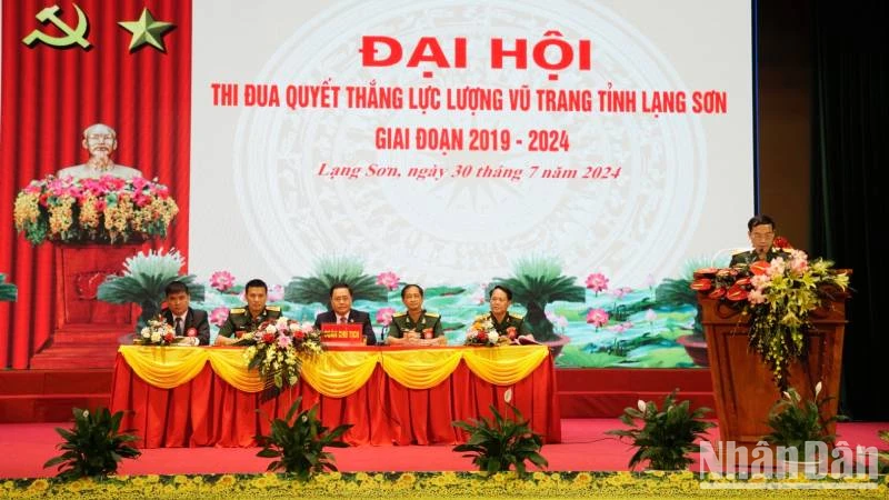 Đại hội thi đua quyết thắng của lực lượng vũ trang tỉnh Lạng Sơn. 