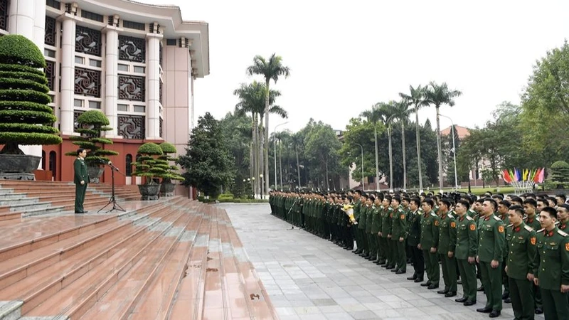 Đại tướng Phan Văn Giang gặp mặt chiến sĩ Lữ đoàn 144 xuất ngũ