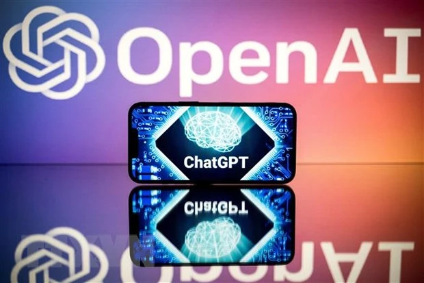 Biểu tượng của OpenAI và ChatGPT. (Ảnh: AFP/TTXVN)