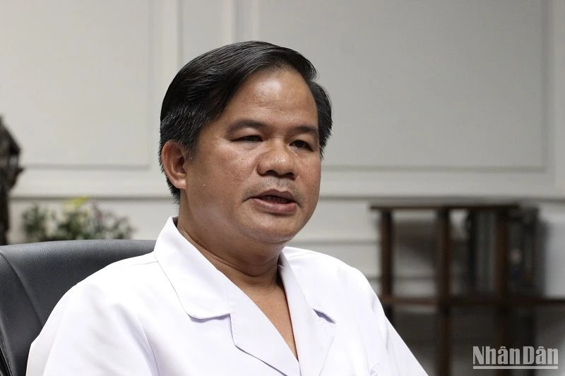 Phó Giáo sư, Tiến sĩ Đào Xuân Cơ, Giám đốc Bệnh viện Bạch Mai chia sẻ về khám chữa bệnh theo yêu cầu. (Ảnh: TL)
