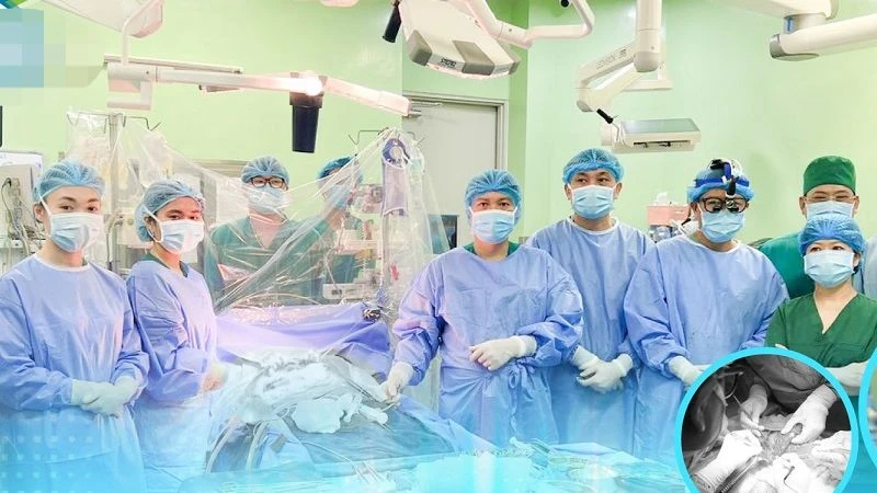 Các bác sĩ thực hiện thành công ca ghép gan thứ 50 tại Bệnh viện Nhi Trung ương.
