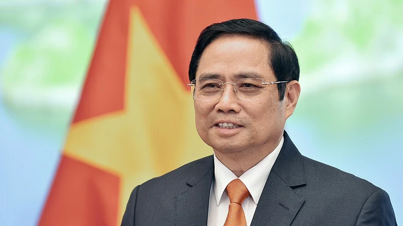 Thủ tướng Chính phủ nước Cộng hòa xã hội chủ nghĩa Việt Nam Phạm Minh Chính.