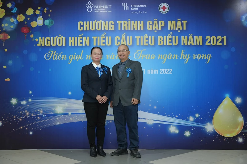 Hai chị em Huỳnh Thị Mỹ An và Huỳnh Hải Bình có 12 năm đồng hành hiến máu tình nguyện.