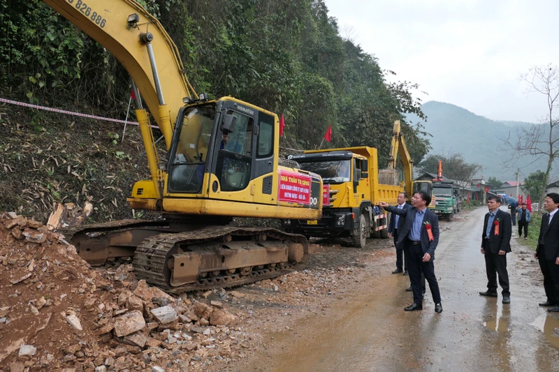 Năm 2023, tỉnh Hà Giang khởi công nâng cấp tỉnh lộ 176B kết nối hai huyện Bắc Mê và Yên Minh.