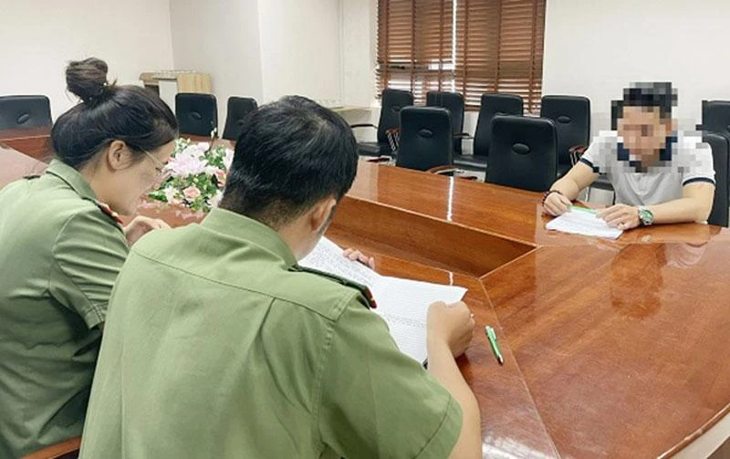 Tại cơ quan công an, ông Nguyễn Đ.T đã thừa nhận hành vi sai phạm của mình.