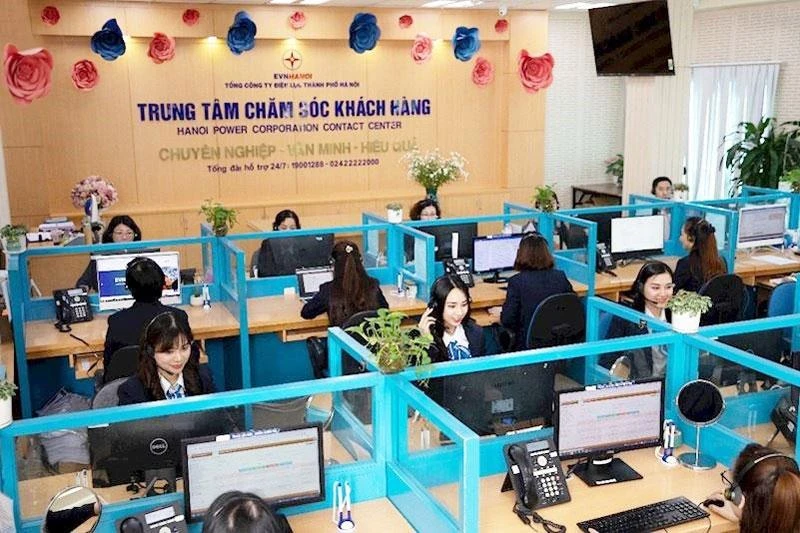 Trung tâm chăm sóc khách hàng EVNHANOI (hotline 19001288).