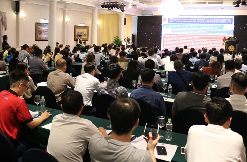 Quang cảnh Hội nghị Đối thoại doanh nghiệp-Chính quyền Thành phố Hồ Chí Minh.