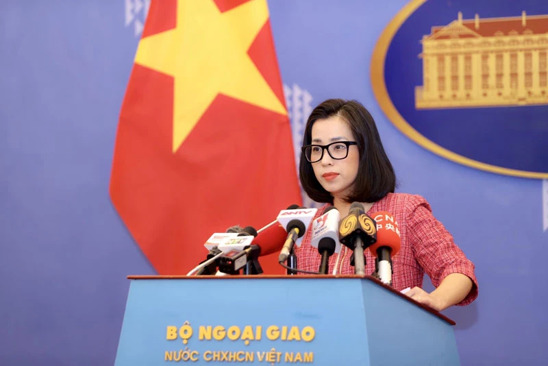 Phó Phát ngôn Bộ Ngoại giao Việt Nam Phạm Thu Hằng.