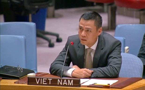 Đại sứ Đặng Hoàng Giang, Trưởng Phái đoàn đại diện Thường trực Việt Nam tại Liên hợp quốc.