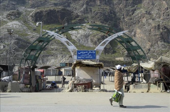 Cửa khẩu Torkham, ở biên giới Pakistan - Afghanistan, đóng cửa ngày 16/3/2020. (Ảnh tư liệu: AFP/TTXVN)