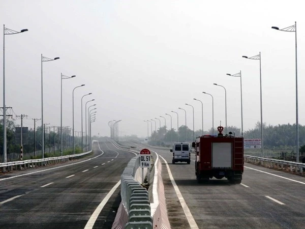 Một đoạn cao tốc TP Hồ Chí Minh - Long Thành - Dầu Giây. (Ảnh minh họa: Hoàng Hải/TTXVN)
