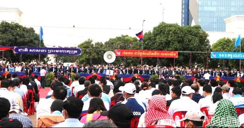 Hơn 20 nghìn đảng viên CPP và người ủng hộ tham dự sự kiện (Ảnh: Nguyễn Hiệp)