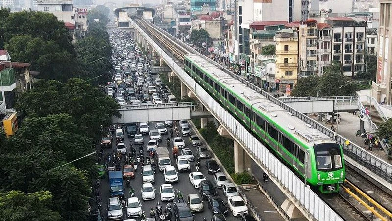 Đường sắt đô thị tại Hà Nội bước đầu đã phát huy hiệu quả.