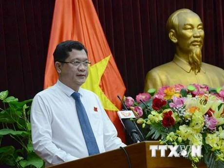 Ông Trần Phước Sơn được bầu làm Phó Chủ tịch Hội đồng nhân dân thành phố Đà Nẵng nhiệm kỳ 2021-2026. (Ảnh: TTXVN)