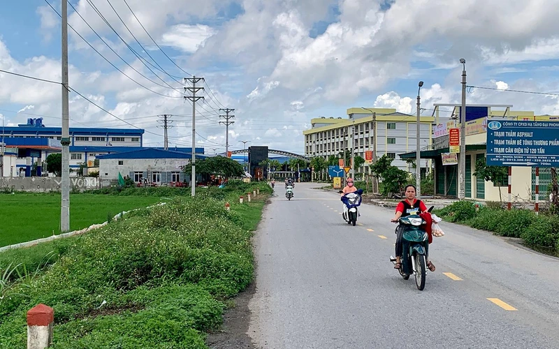 Xã Nghĩa Minh, huyện Nghĩa Hưng là điểm sáng trong xây dựng nông thôn mới của tỉnh Nam Định.