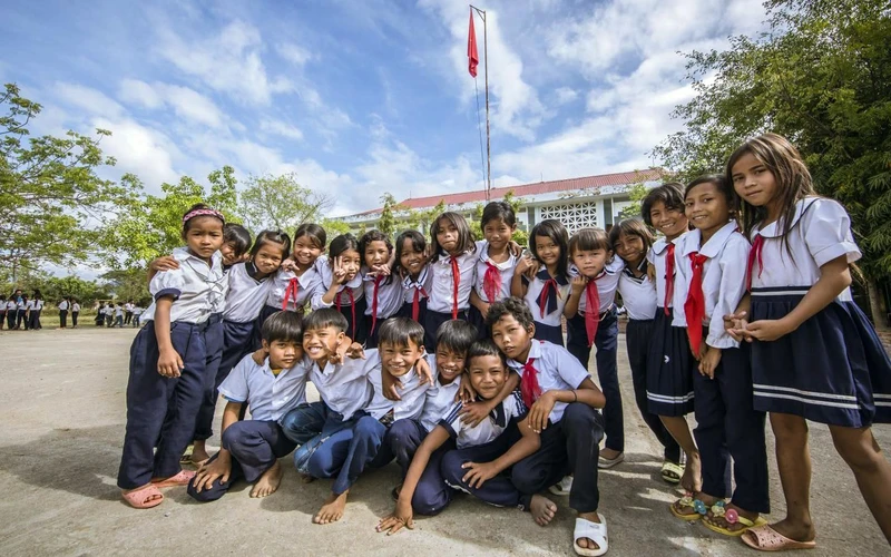 Việt Nam tích cực triển khai Đề án đưa nội dung quyền con người vào chương trình giáo dục. (Ảnh UNICEF)