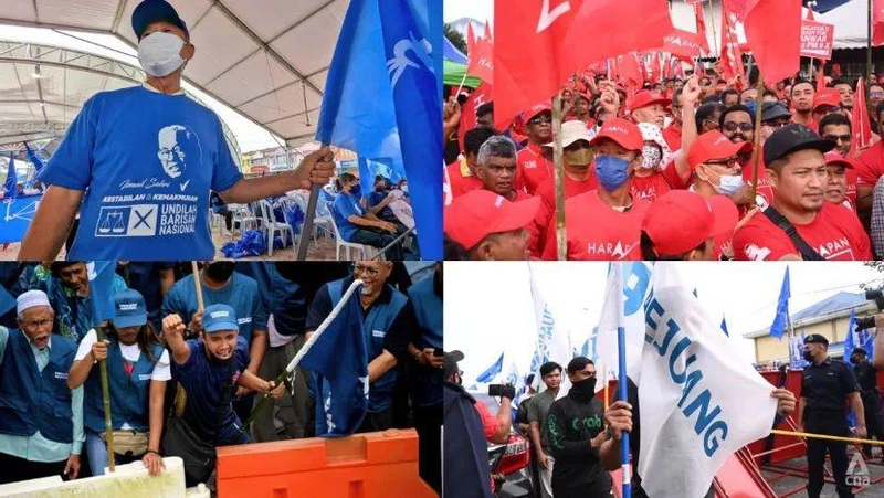 Chiến dịch vận động bầu cử bắt đầu tại Malaysia. (Ảnh CNA) 