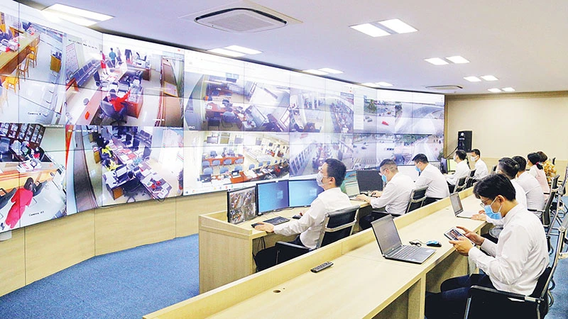 Trung tâm điều hành thành phố thông minh của tỉnh Quảng Ninh.