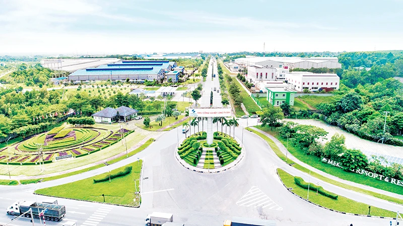 Khu công nghiệp Long Thành (Đồng Nai), nơi đang thu hút nhiều dự án công nghệ cao theo hướng phát triển xanh.