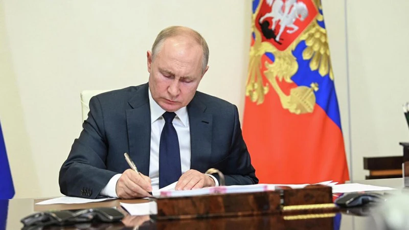 Tổng thống Nga Vladimir Putin. (Ảnh: RIA Novosti)